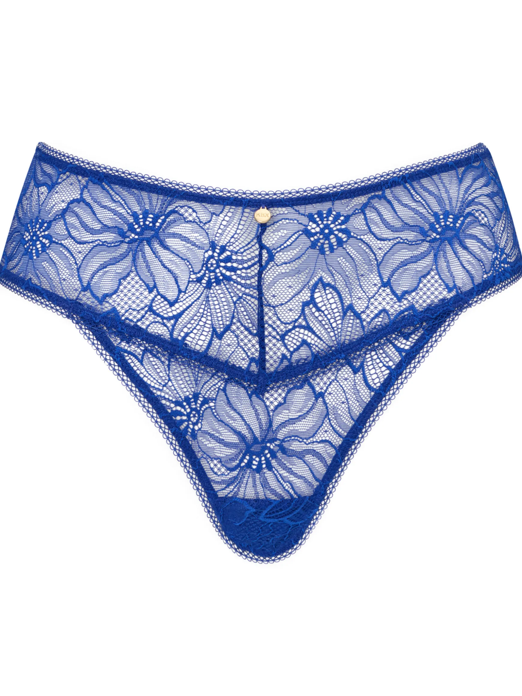 Knickerbox Alice Lace High Waisted Thong - Dark Green