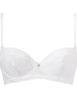 Knickerbox Alice Lace Padded Balcony Bra - White