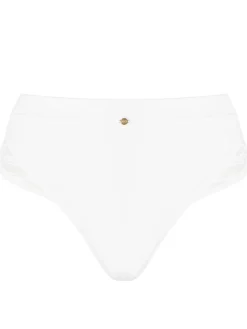 Knickerbox Charlotte Lace High Waisted Thong - White