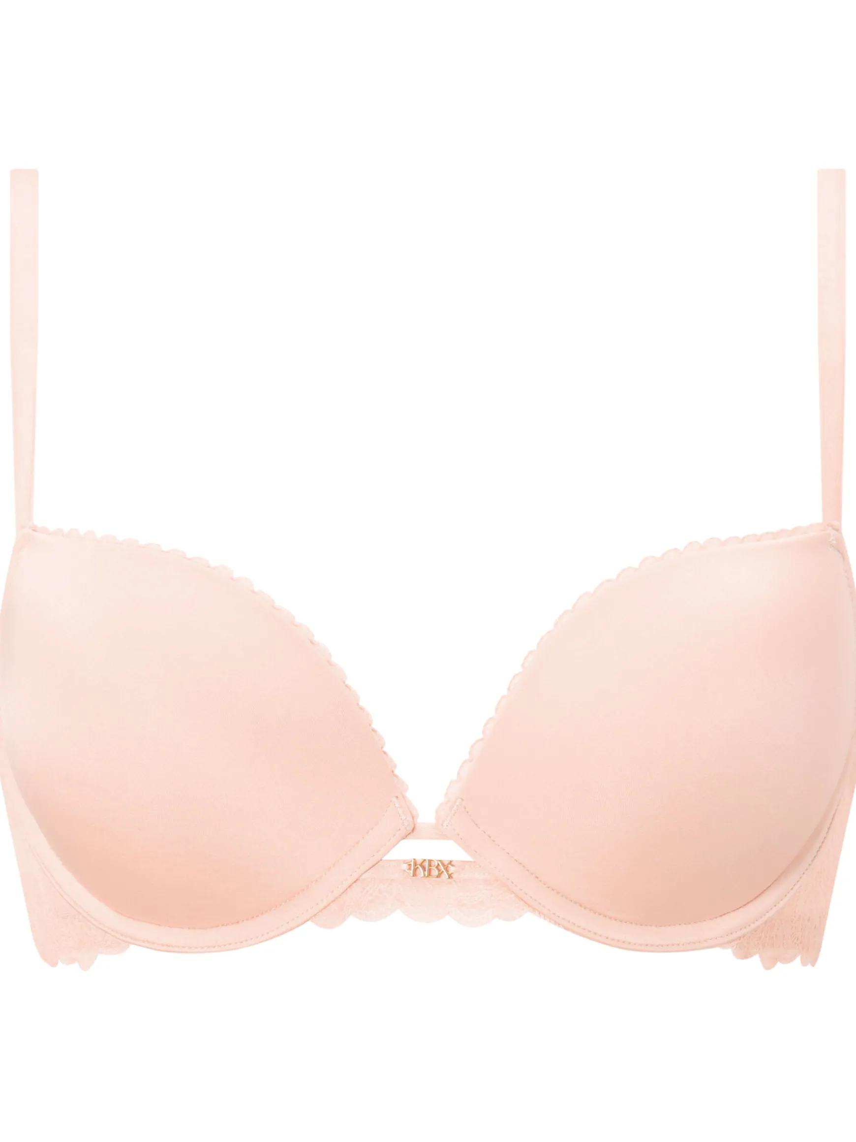 Knickerbox Harper Smooth Padded Plunge Bra - Pale Pink