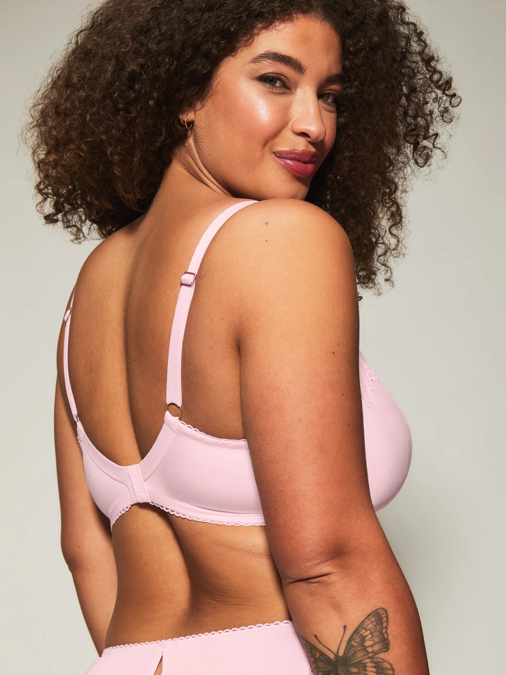 Knickerbox Josie Non Padded Balcony Bra - Light Pink