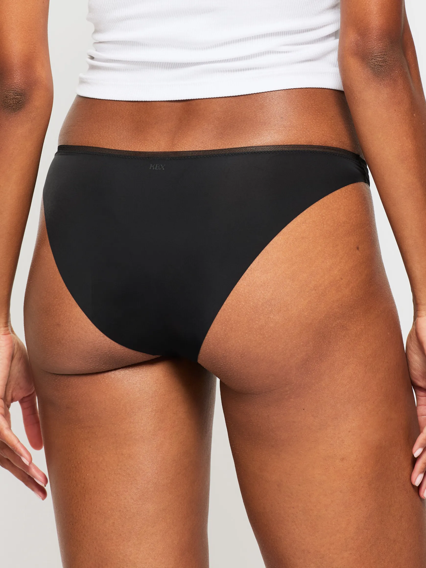 Knickerbox Microfibre Lace Brazilian Knickers - Pack of 3 - Black