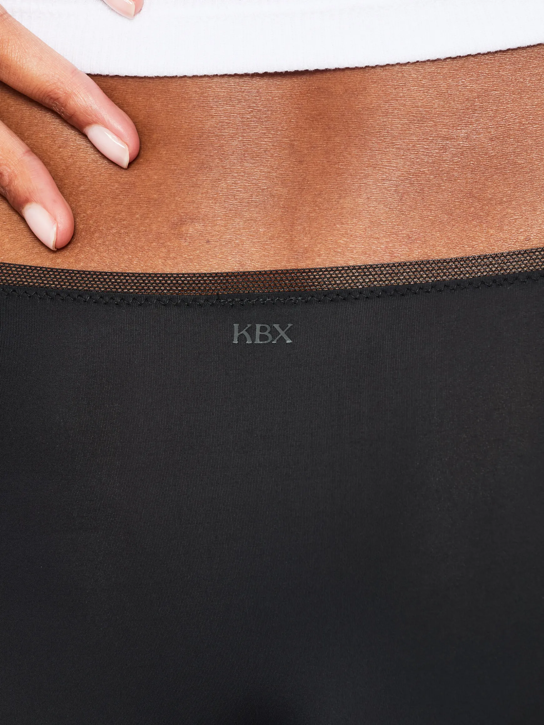 Knickerbox Microfibre Lace Brazilian Knickers - Pack of 3 - Black