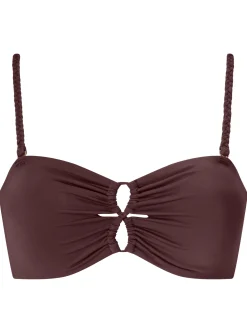 Knickerbox Swim Collections Non Wired Bikini Top - Brown