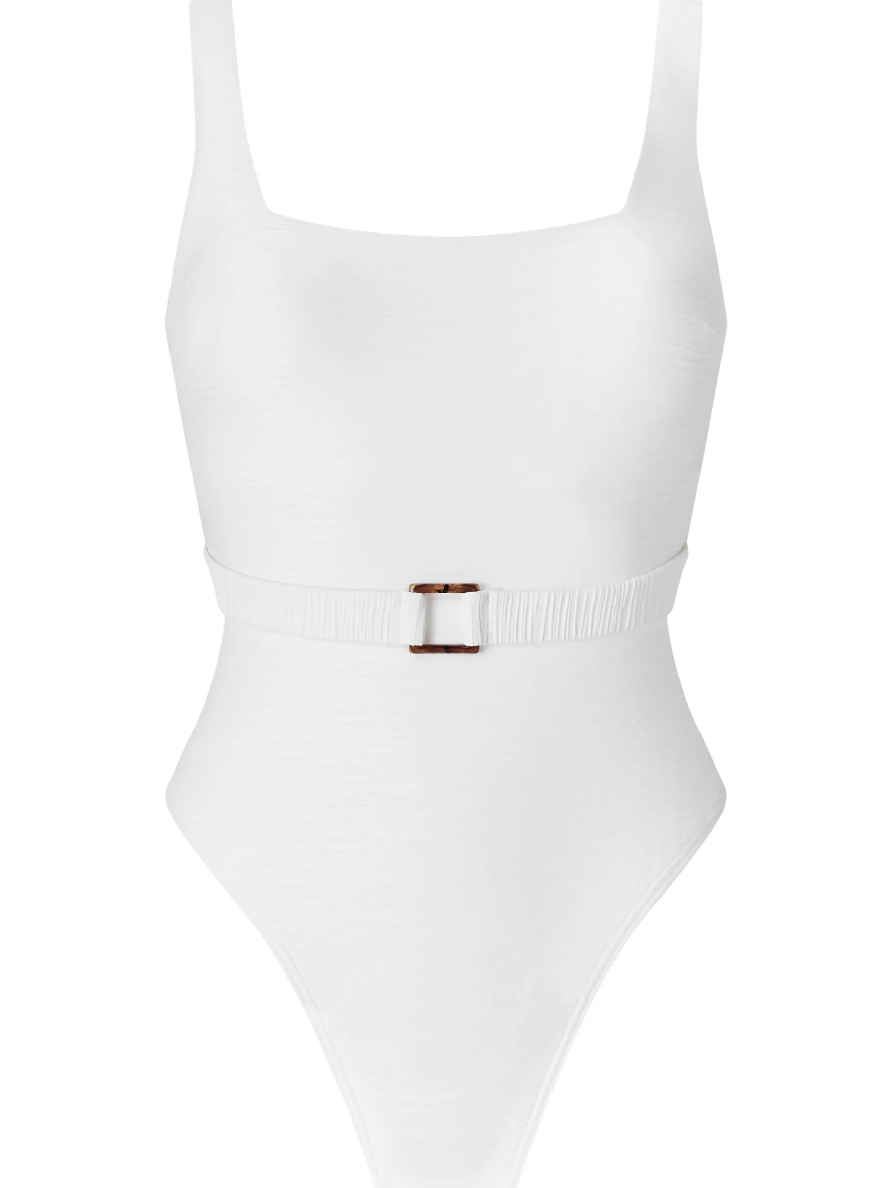 Knickerbox Swim Crinkle Swimsuit - White