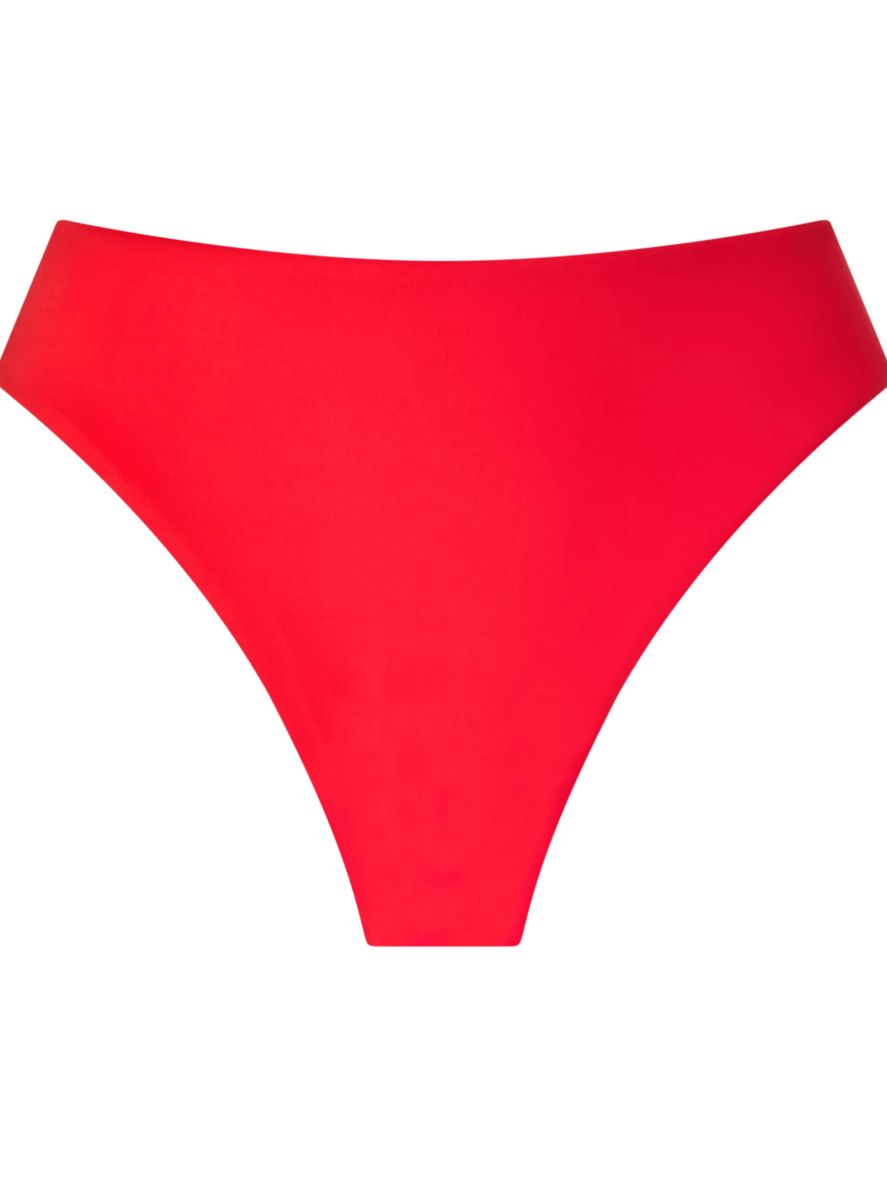 Knickerbox Swim Essentials High Waisted Bikini Bottoms - Red