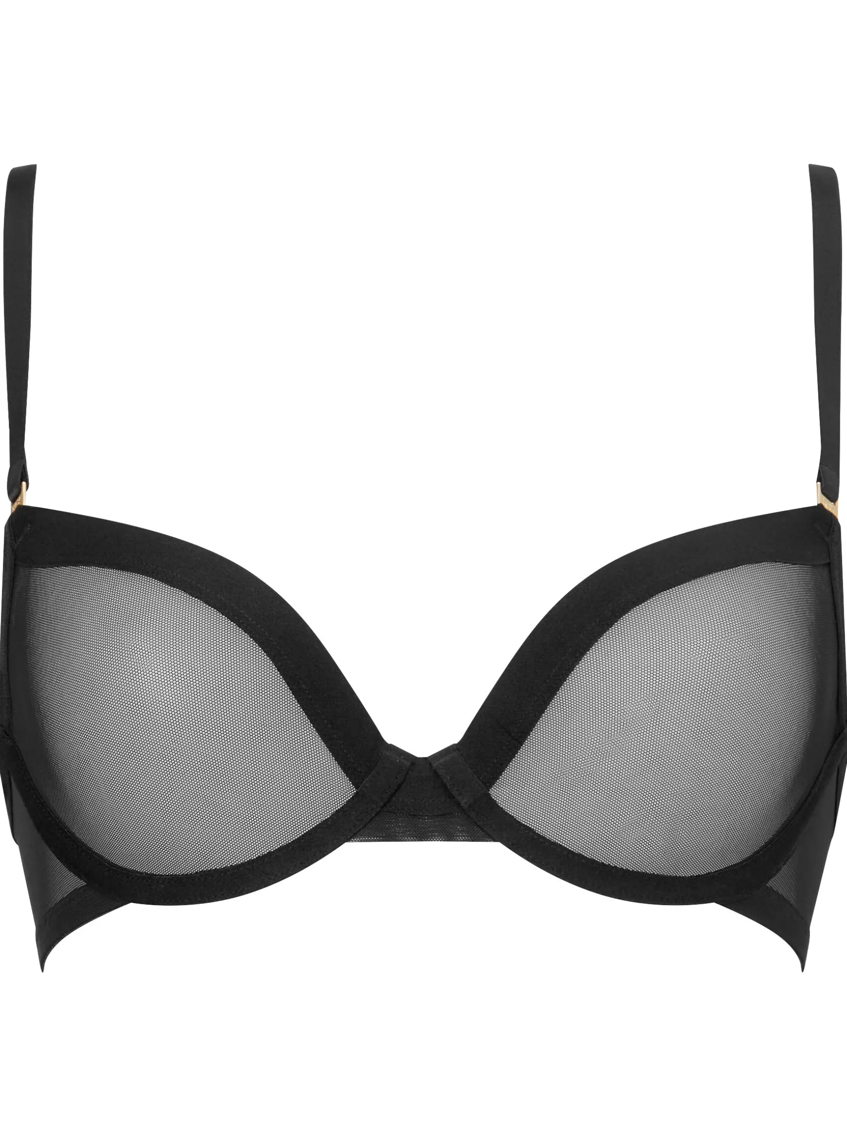 Knickerbox Zadie Fuller Bust Non Padded Plunge Bra - Black