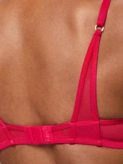Knickerbox Zadie Non Padded Balcony Bra - Red