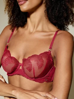 Lana Non Pad Balcony Bra - Bright Red