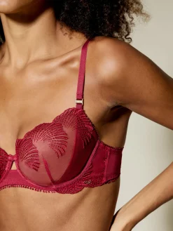Lana Non Pad Balcony Bra - Bright Red