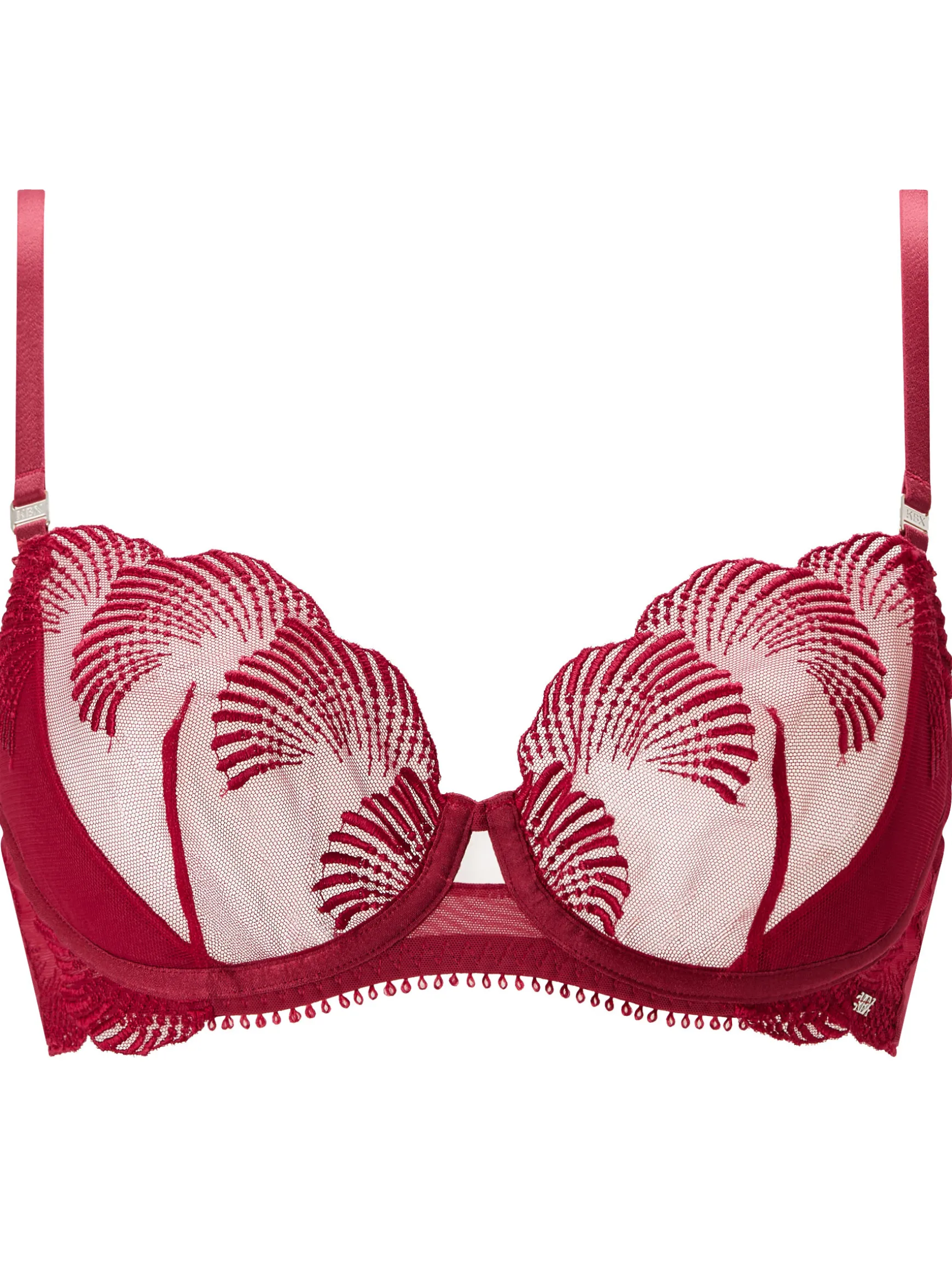 Lana Non Pad Balcony Bra - Bright Red