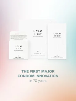 LELO Hex Condoms Original - 12 Pack