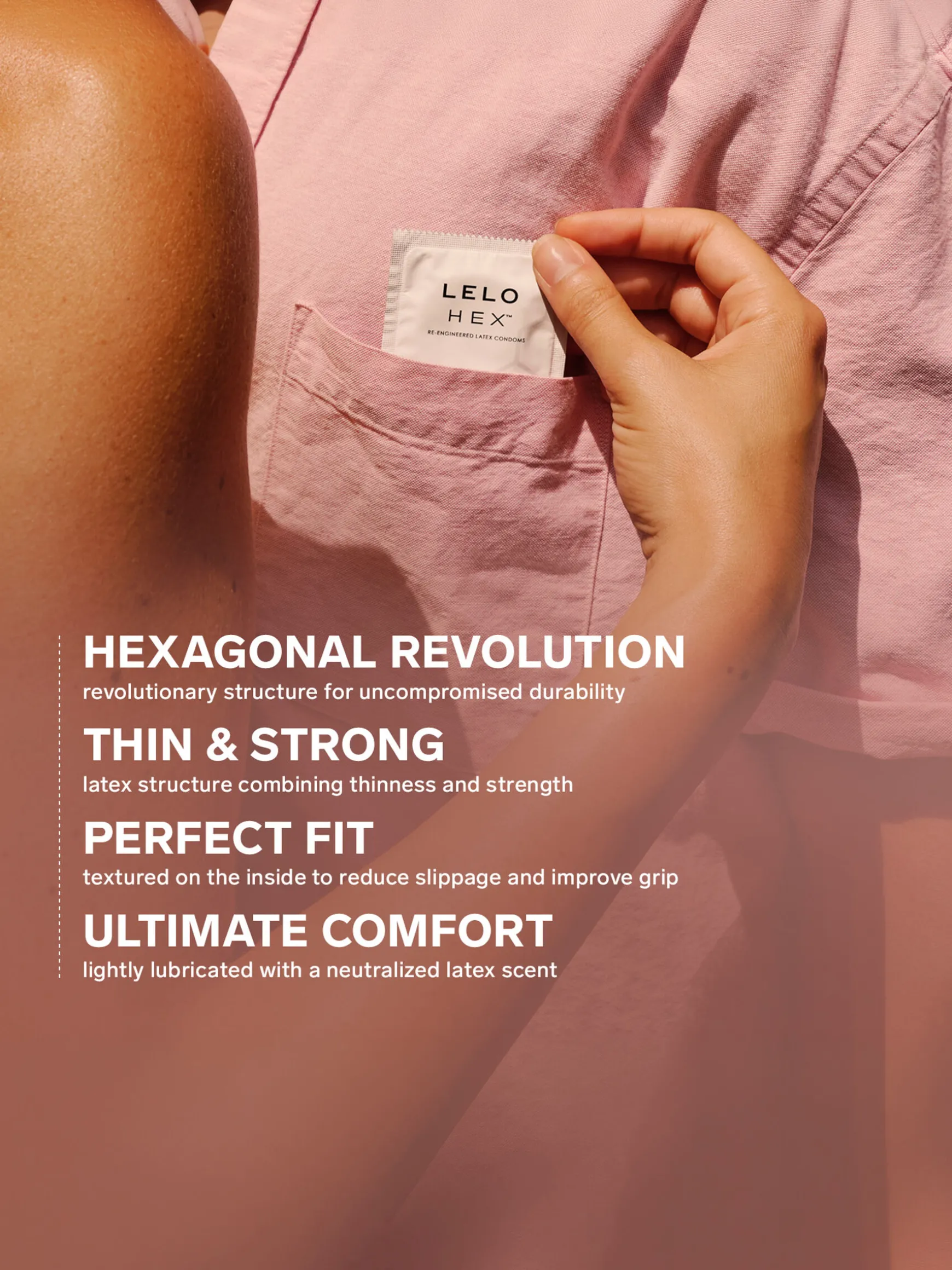 LELO Hex Condoms Original - 12 Pack