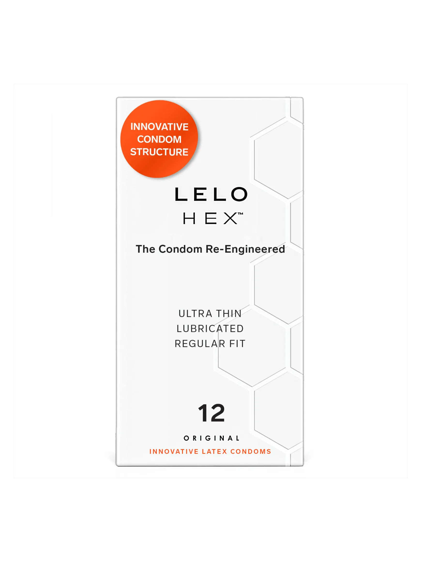 LELO Hex Condoms Original - 12 Pack