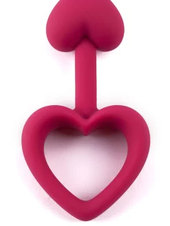 Lovers Heart Shaped Silicone Anal Beads