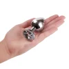 Metal Jewelled Butt Plug 3 Piece Set