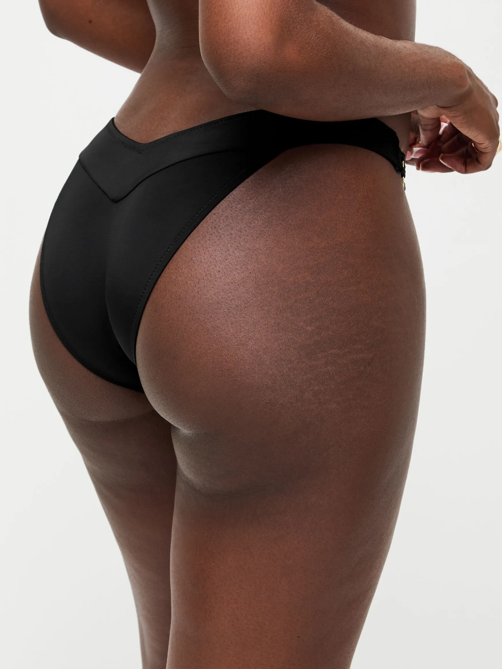 Miami Dreams Brazilian Bikini Bottoms - Black