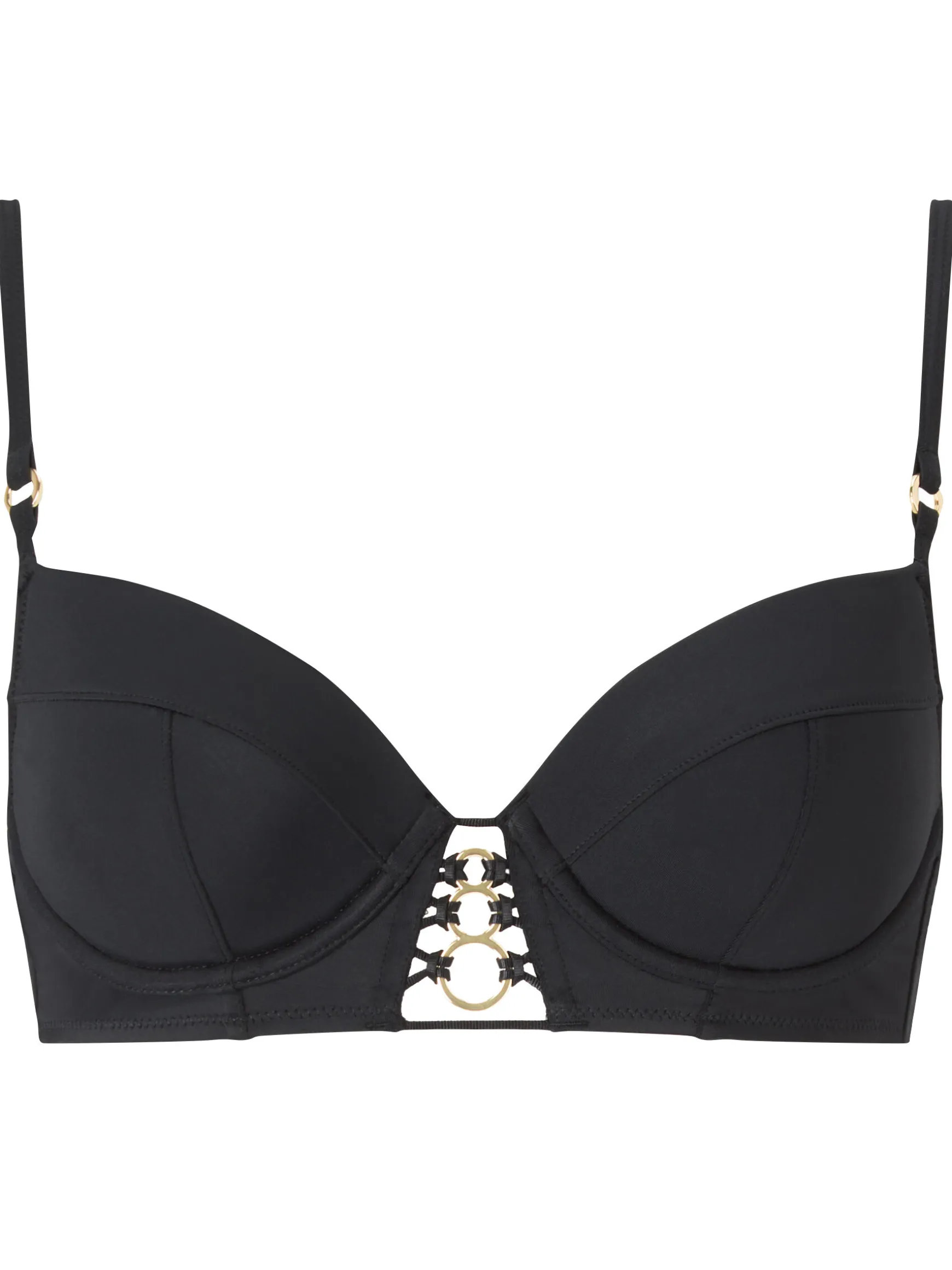 Miami Dreams Underwired Bikini Top - Black