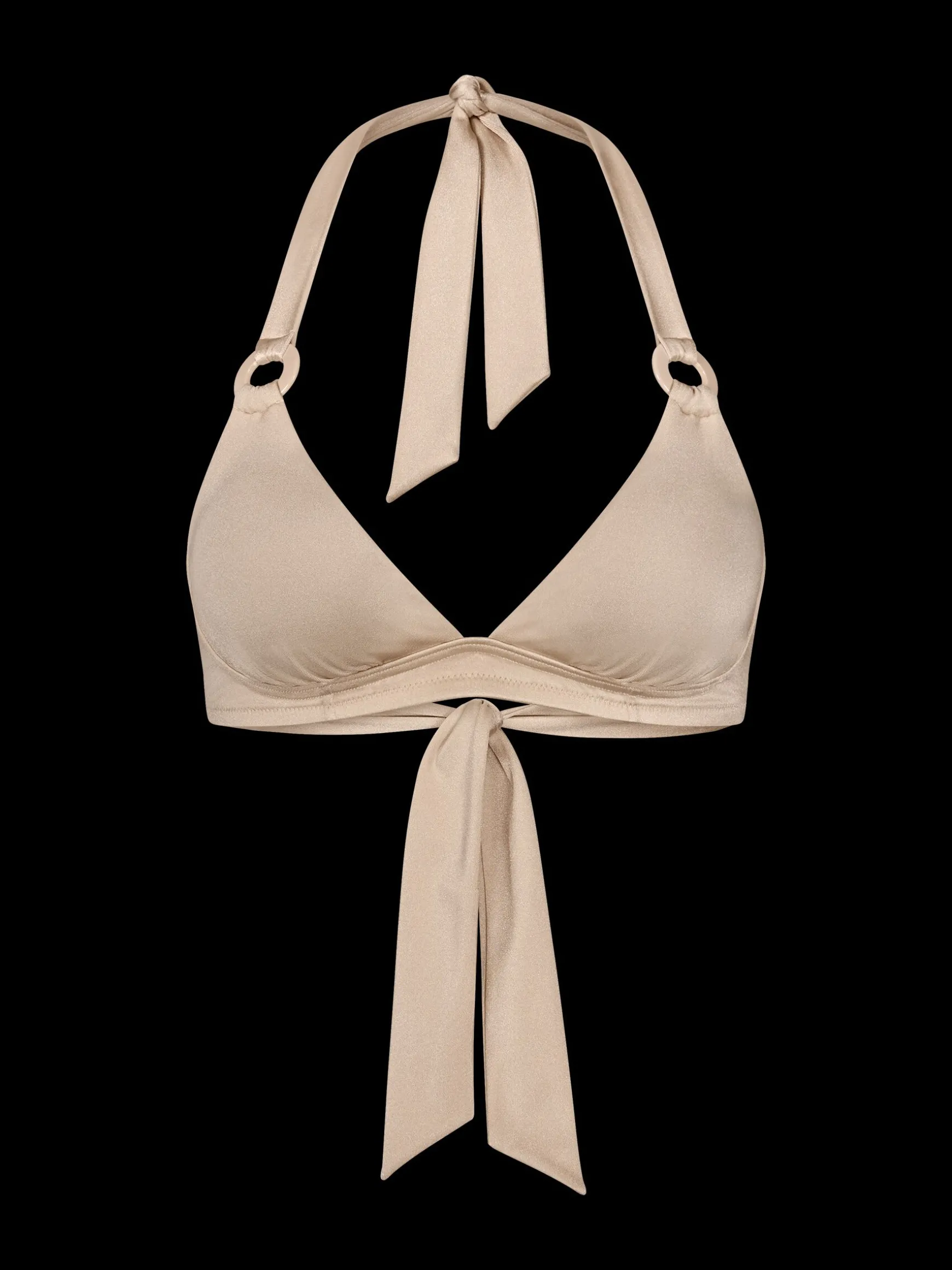 Midnight Swim Triangle Top - Light Pink