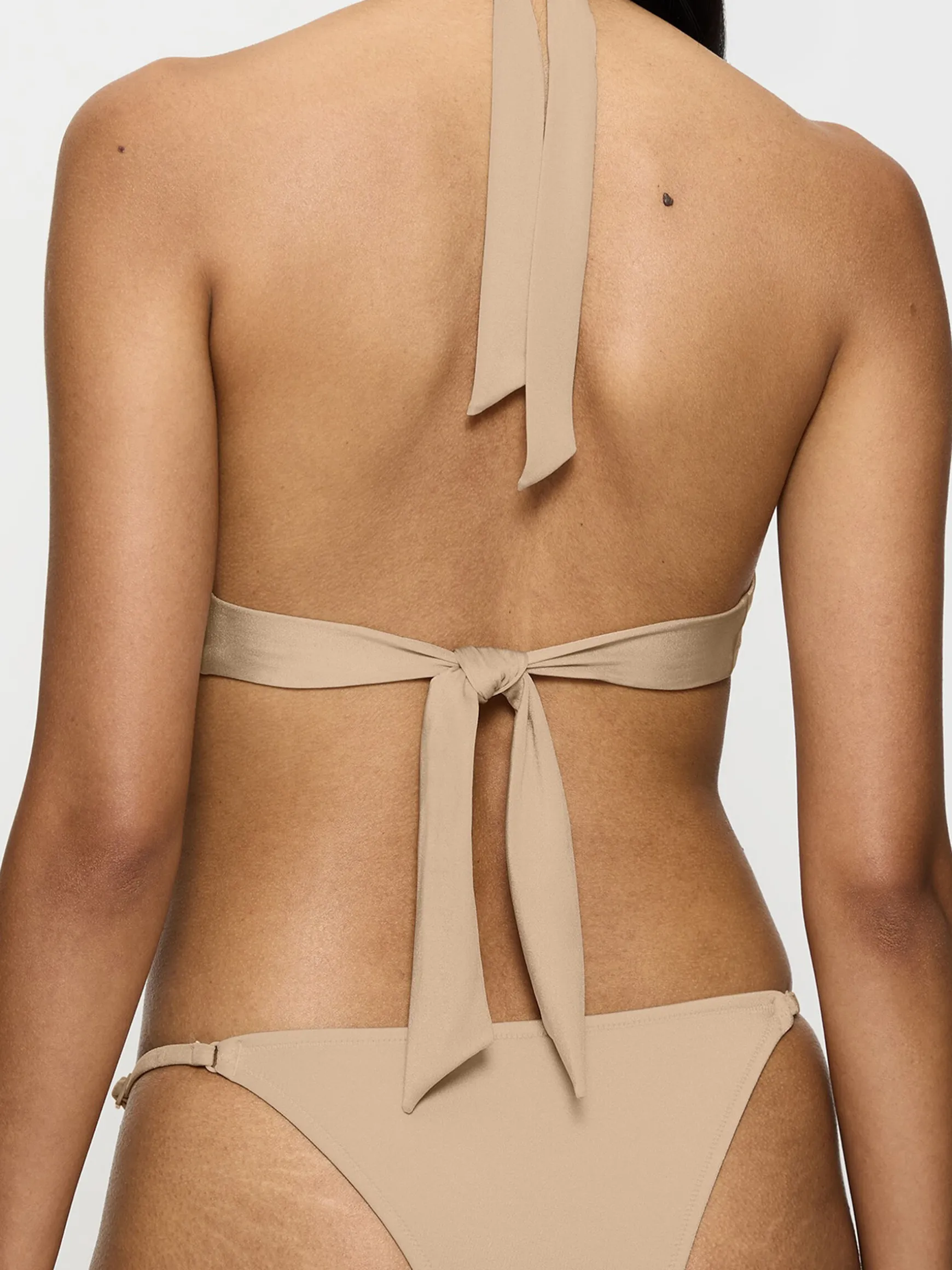 Midnight Swim Triangle Top - Light Pink