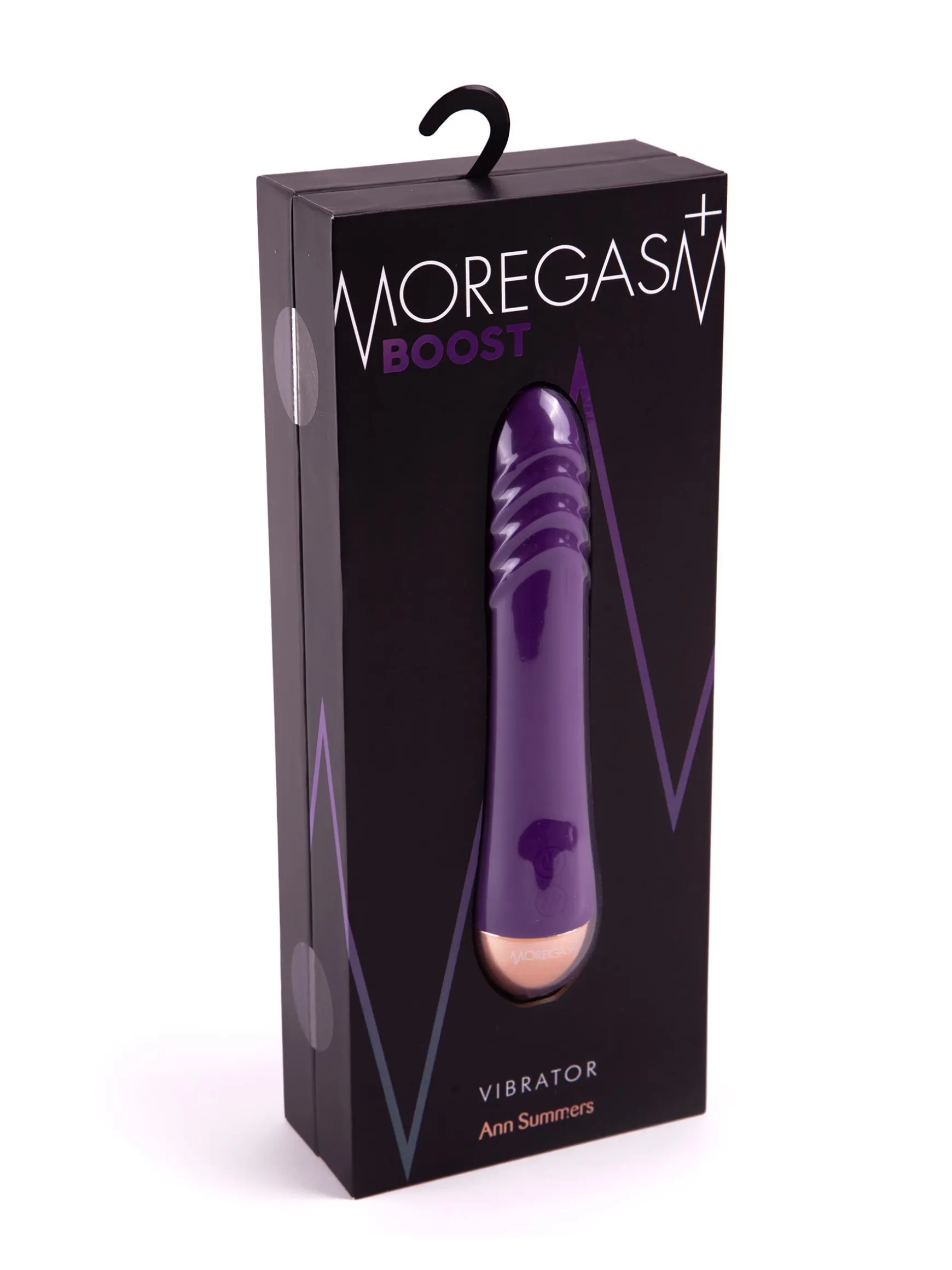 Moregasm+ Boost Rippled Silicone Clitoral & Internal Vibrator