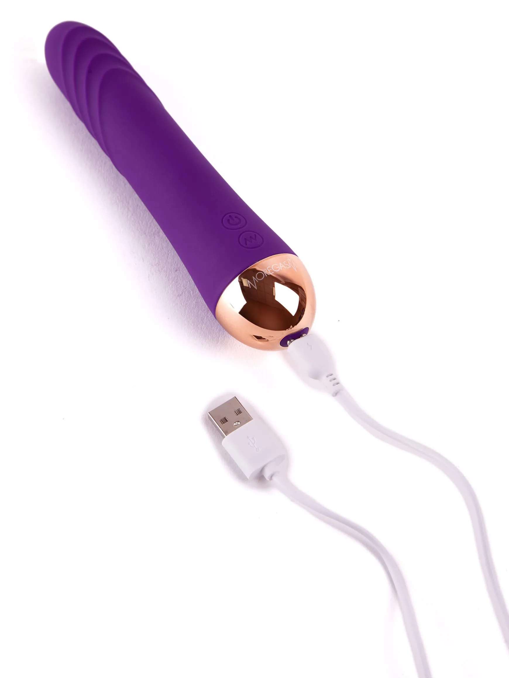 Moregasm+ Boost Rippled Silicone Clitoral & Internal Vibrator