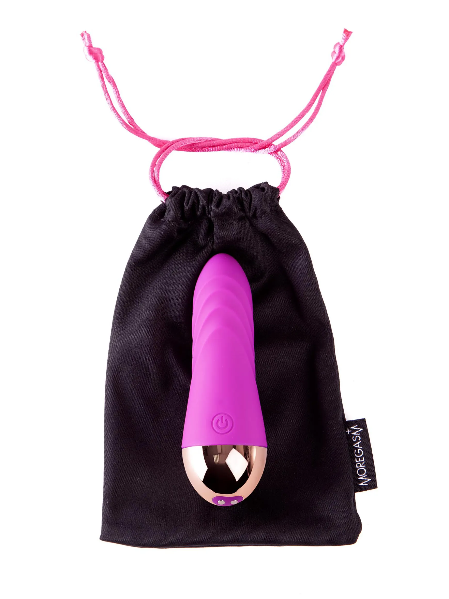 Moregasm+ Bullet Ridged Silicone Clitoral Vibrator