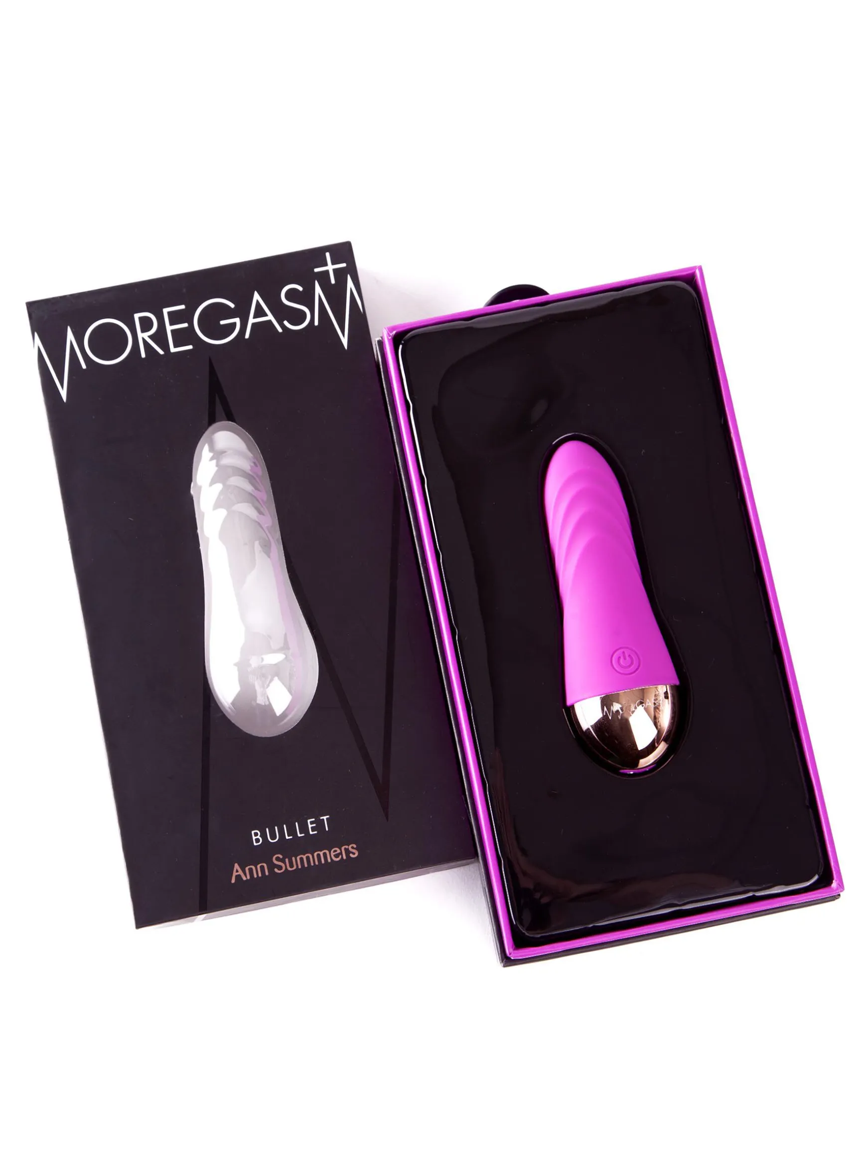 Moregasm+ Bullet Ridged Silicone Clitoral Vibrator
