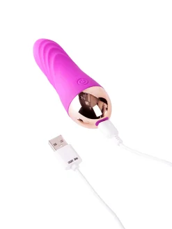 Moregasm+ Bullet Ridged Silicone Clitoral Vibrator