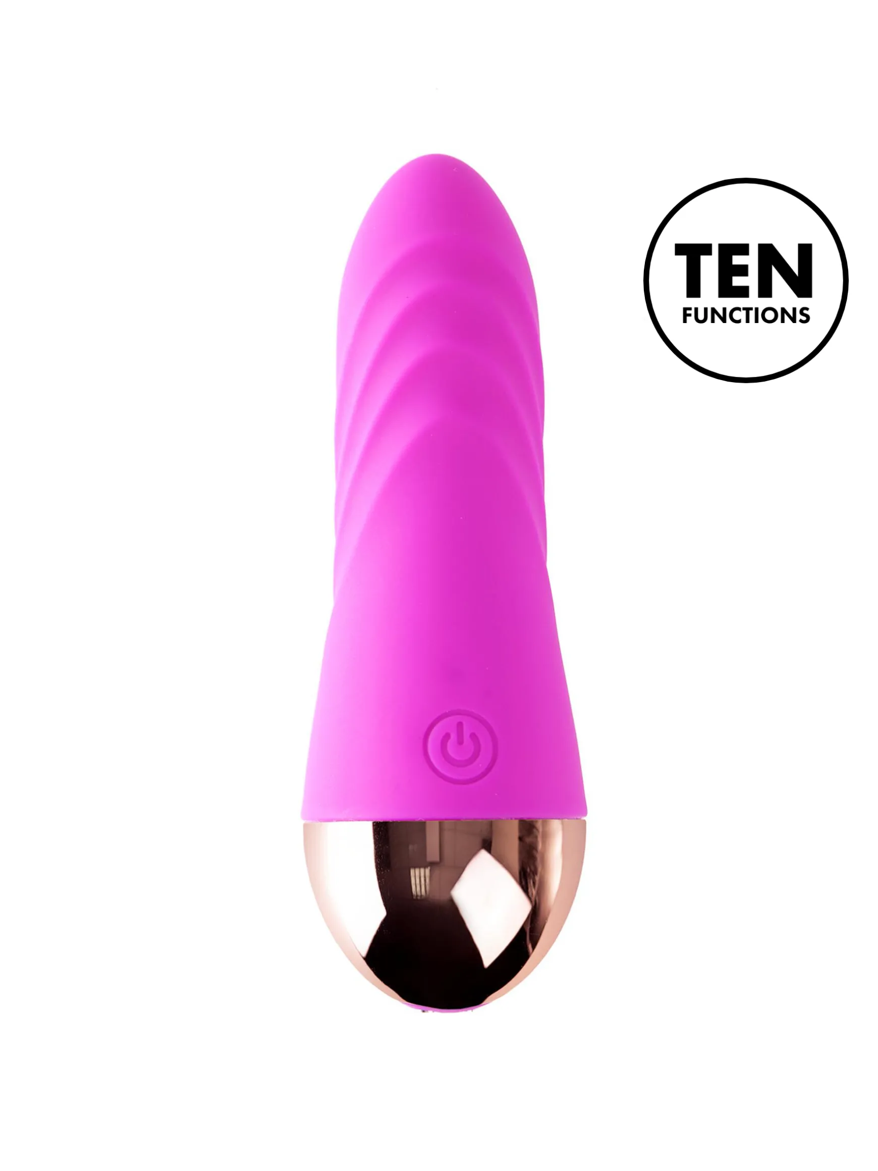 Moregasm+ Bullet Ridged Silicone Clitoral Vibrator