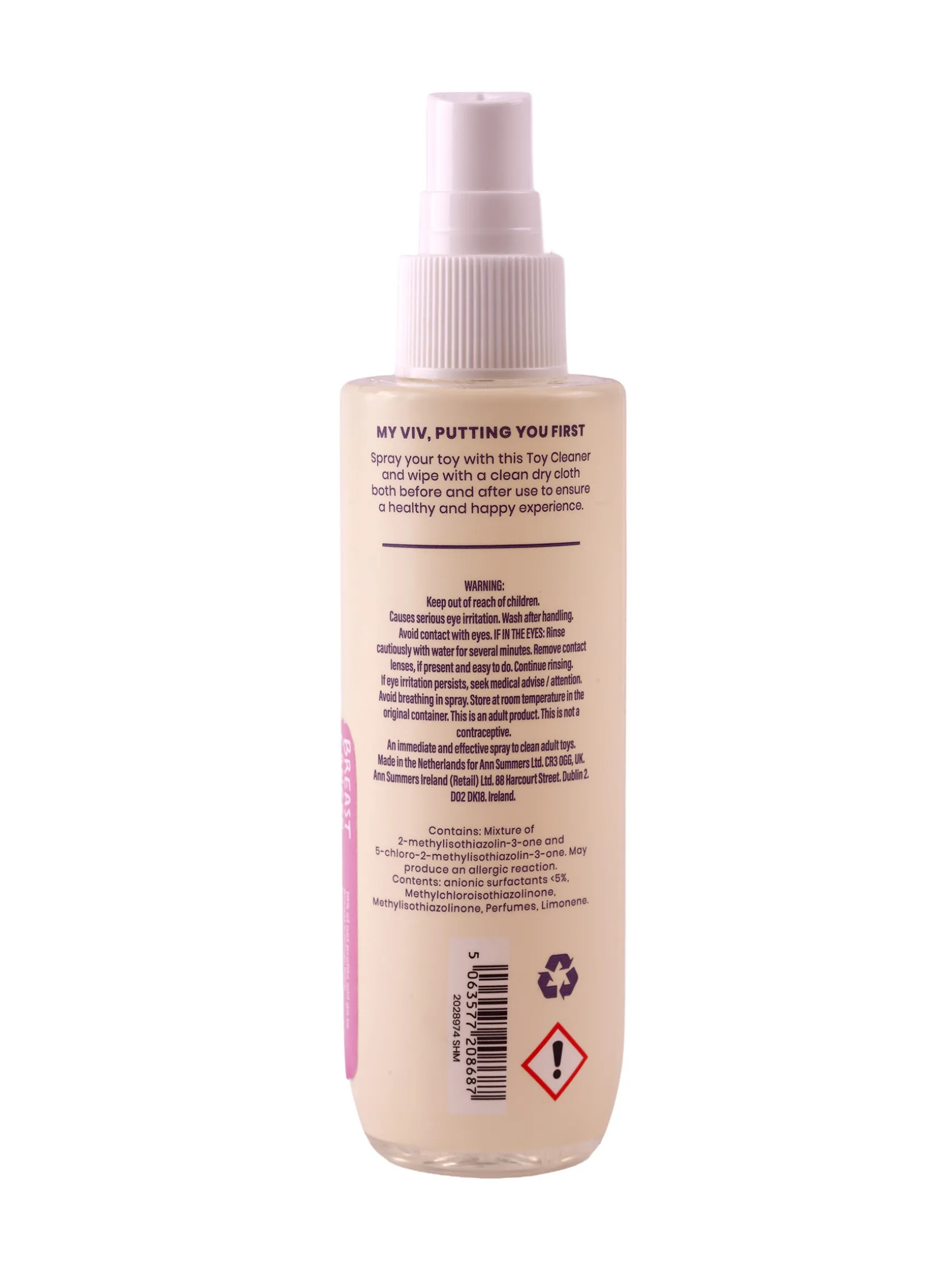 My Viv Sex Toy Cleaning Spray 100ml