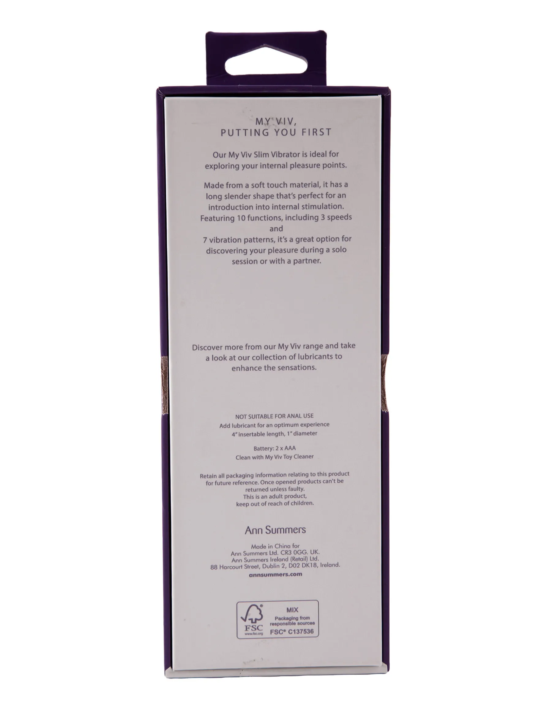 My Viv Slim 10 Function Vibrator