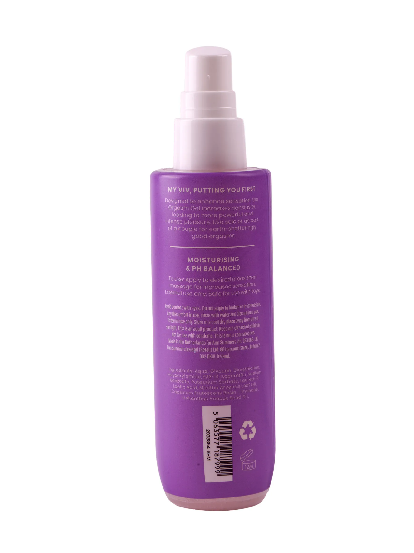 My Viv Water Based Orgasm Gel 100ml