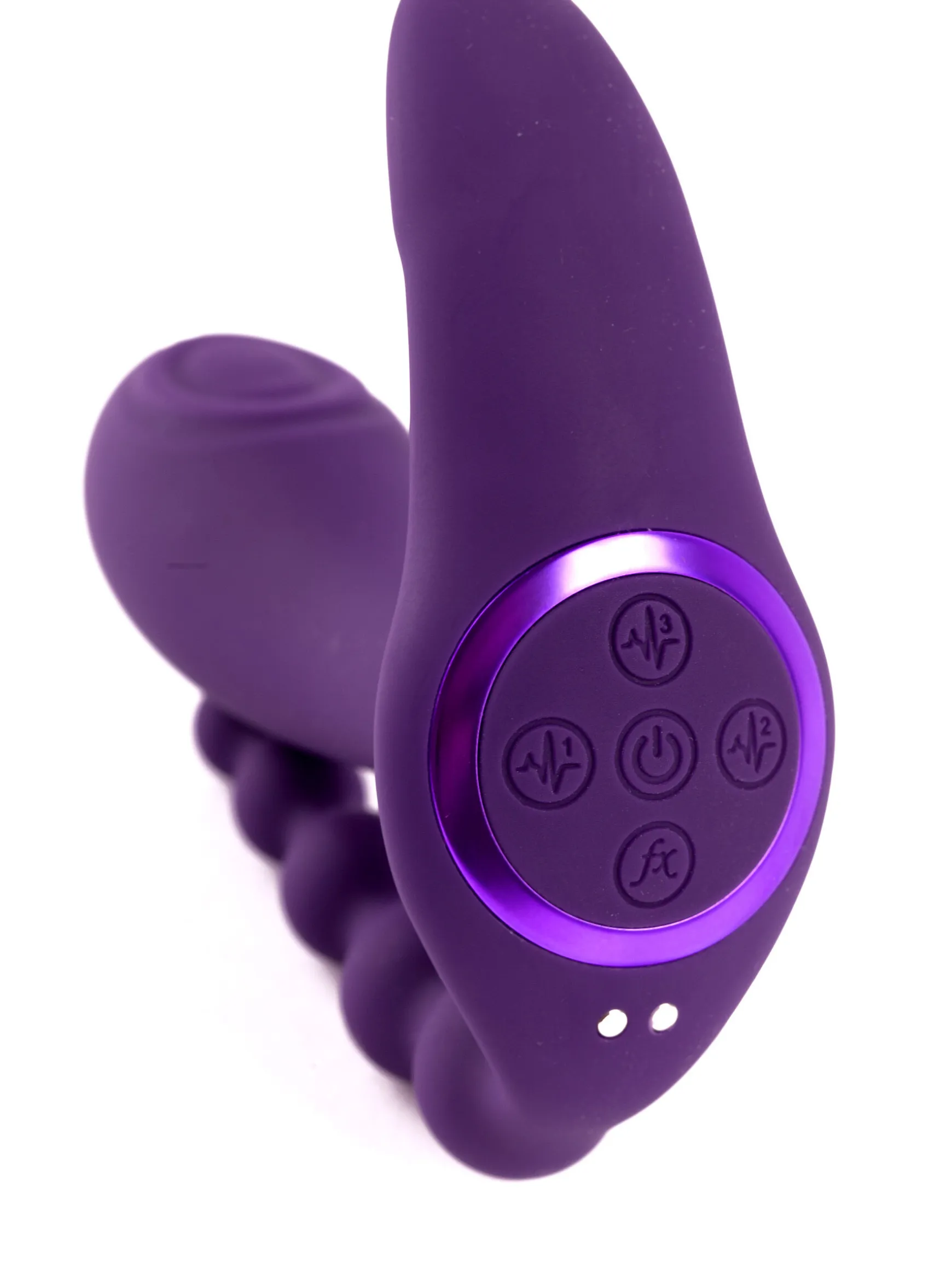 Remote Control 3 Way Clitoral G-Spot Anal Vibrator