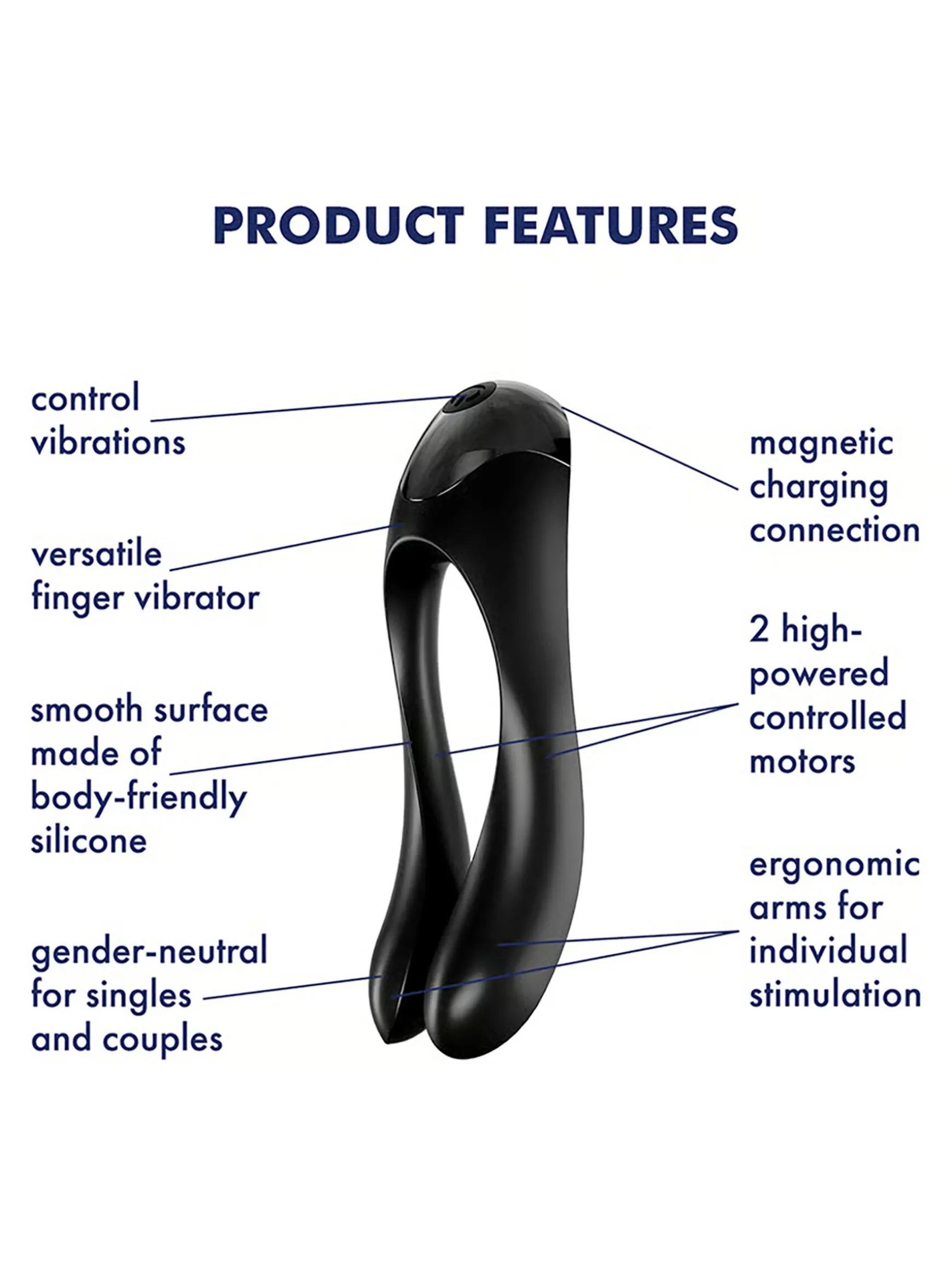 Satisfyer Candy Cane Finger Vibrator
