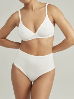 Second Skin Triangle Bralette - White