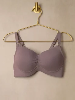 Serenity Bamboo Nursing Bra - Brown