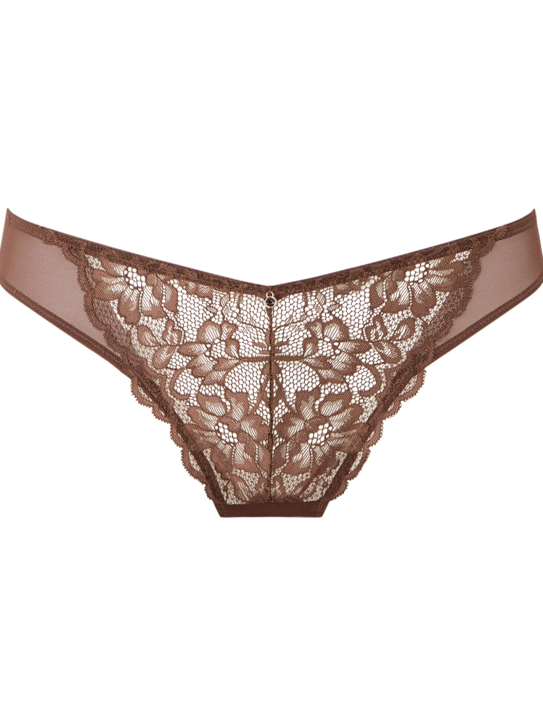 Sexy Lace Brazilian Knickers - Nude 04