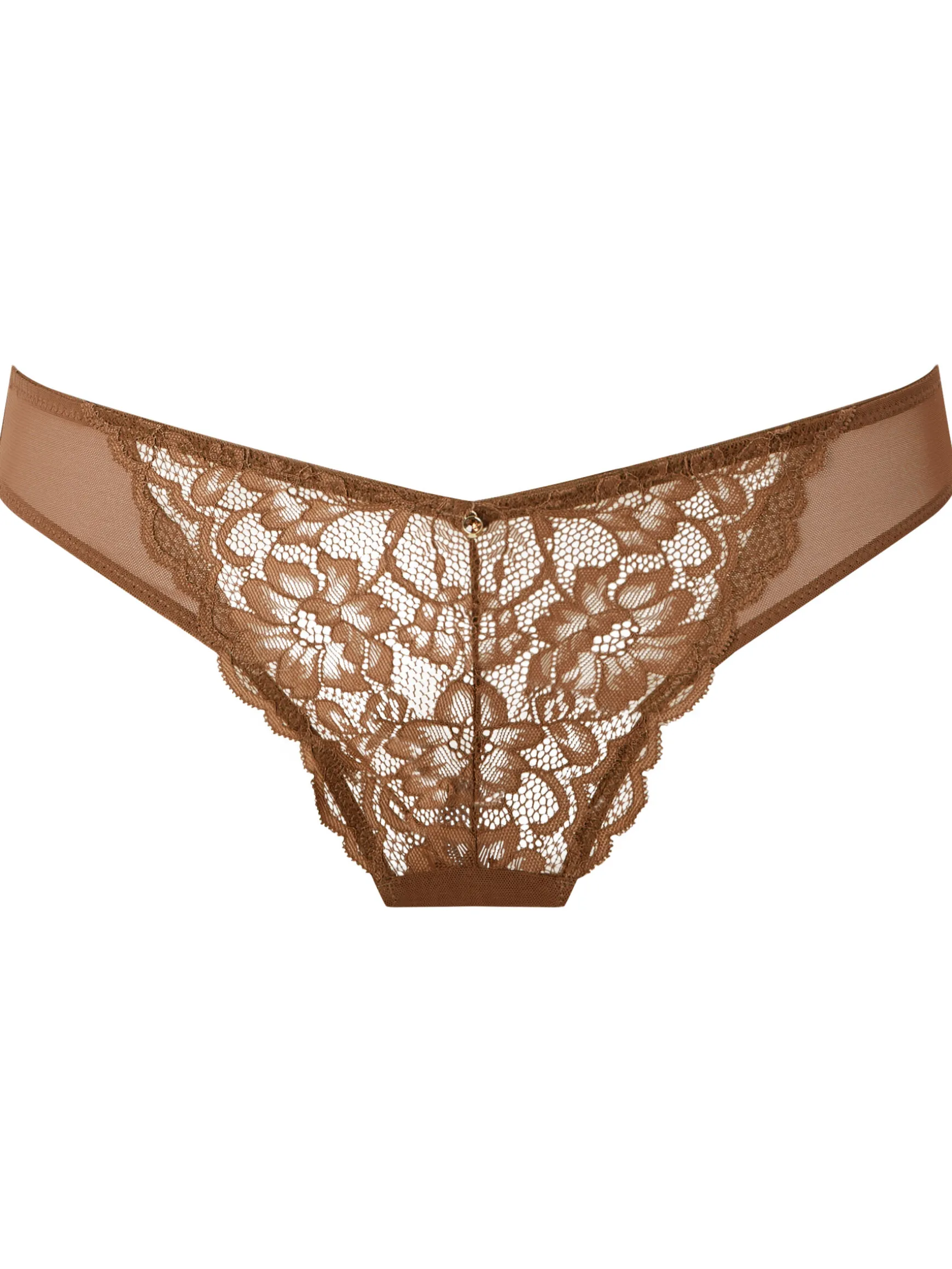 Sexy Lace Brazilian Knickers - Nude 03