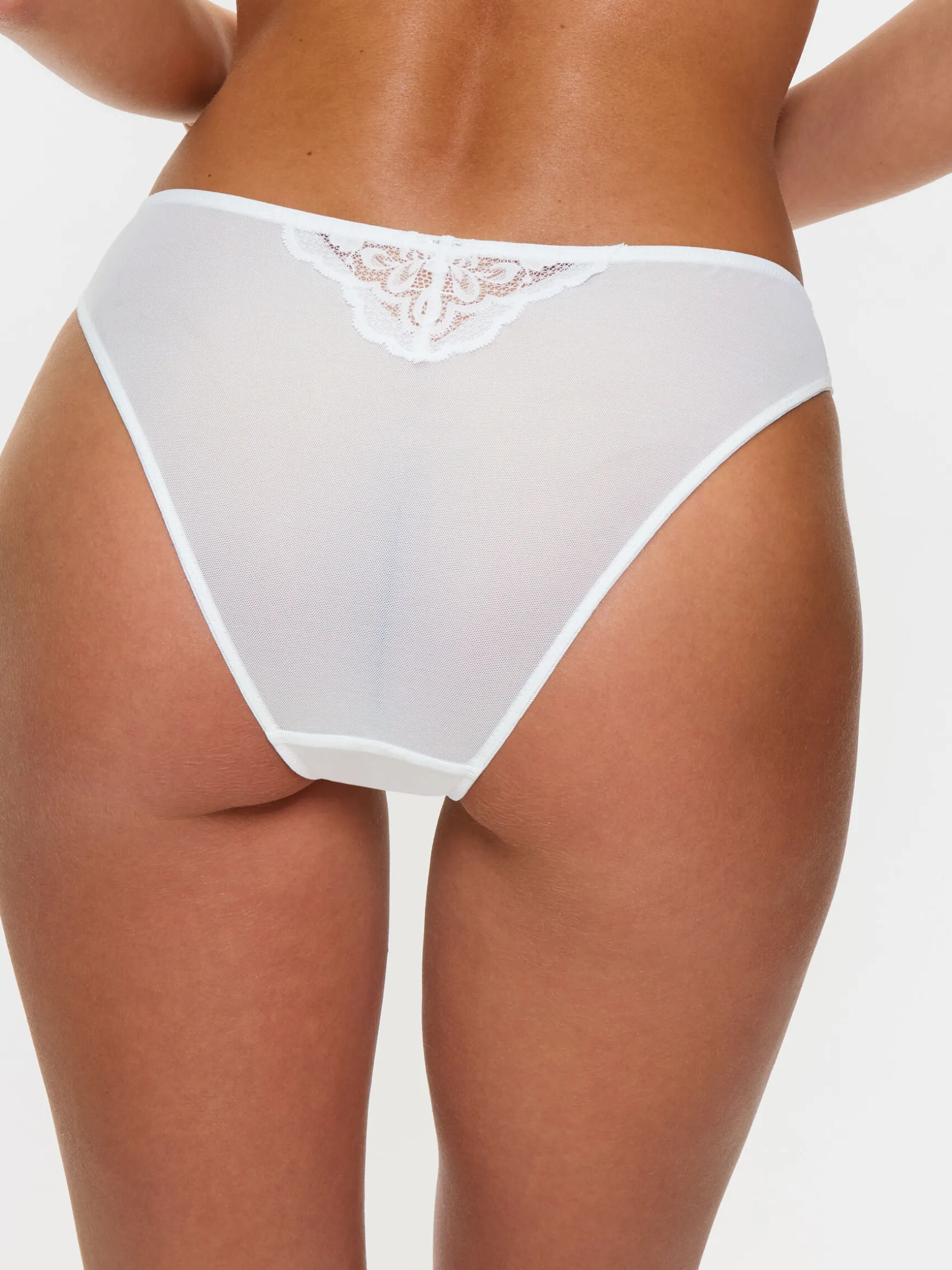 Sexy Lace Brazilian Knickers - White