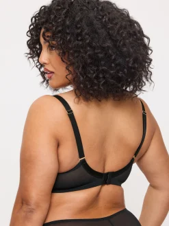 Sexy Lace Non Padded Fuller Bust Plunge Bra Pack of 2 - Assorted