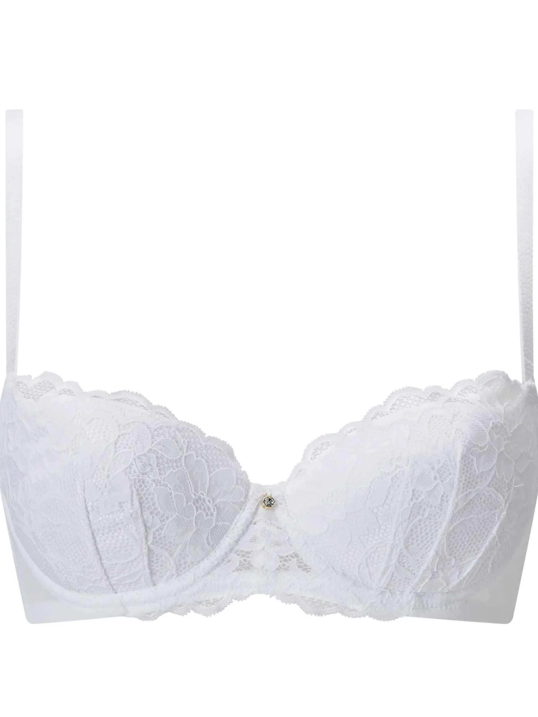 Sexy Lace Padded Balcony Bra - Pack of 2 - Assorted