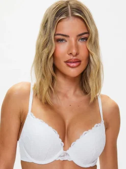 Sexy Lace Padded Plunge Bra - Pack of 2 - Assorted
