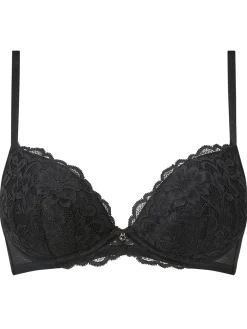 Sexy Lace Padded Plunge Bra - Pack of 2 - Multi