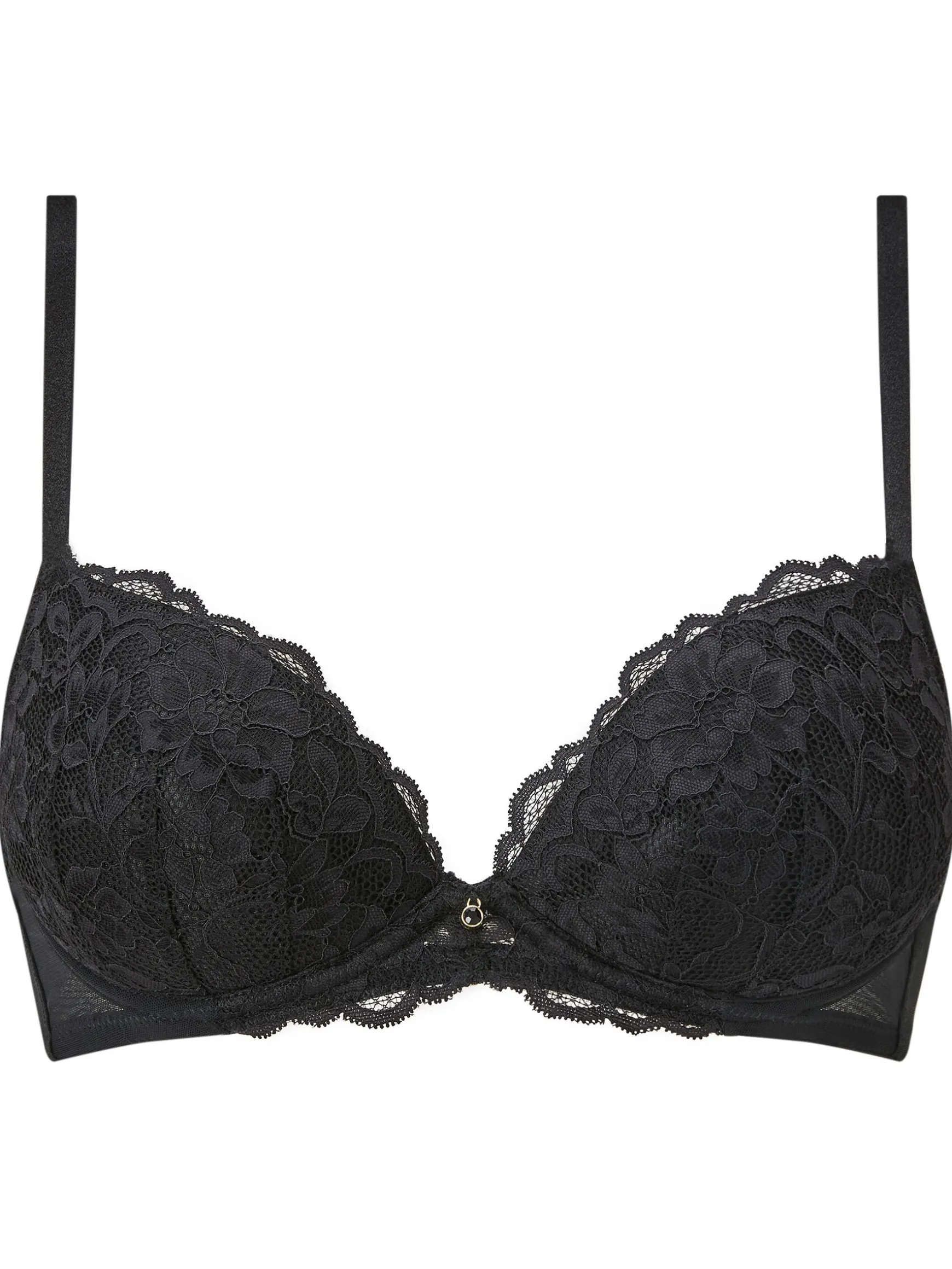 Sexy Lace Padded Plunge Bra - Pack of 2 - Multi