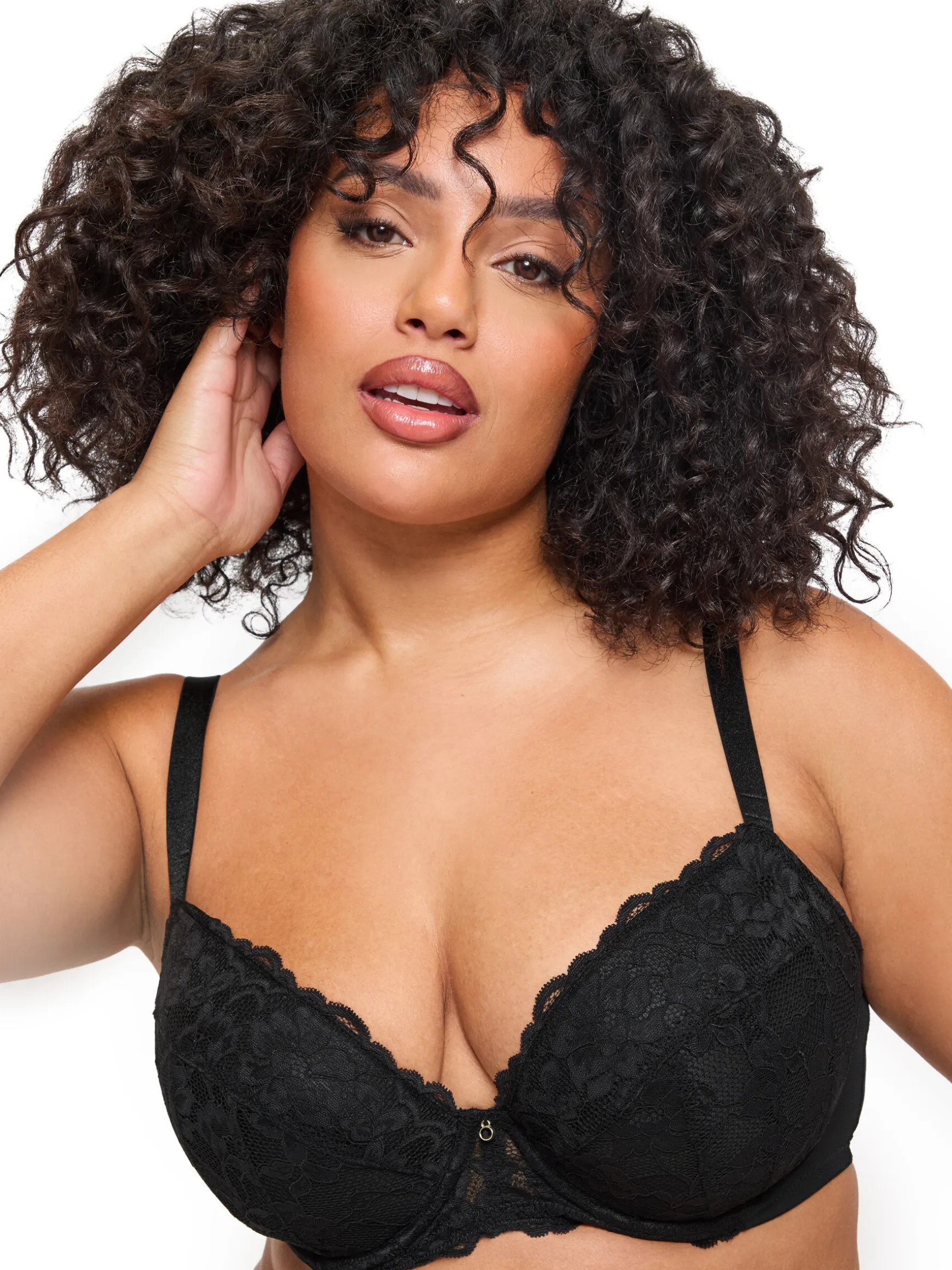 Sexy Lace Padded Plunge Bra - Pack of 2 - Multi