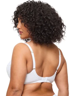 Sexy Lace Padded Plunge Bra - Pack of 2 - White/Blush