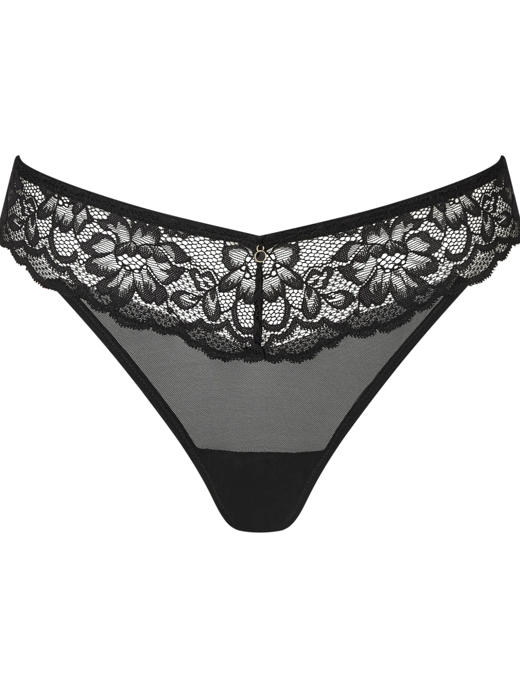 Sexy Lace Thong - Black