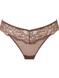 Sexy Lace Thong - Nude 04
