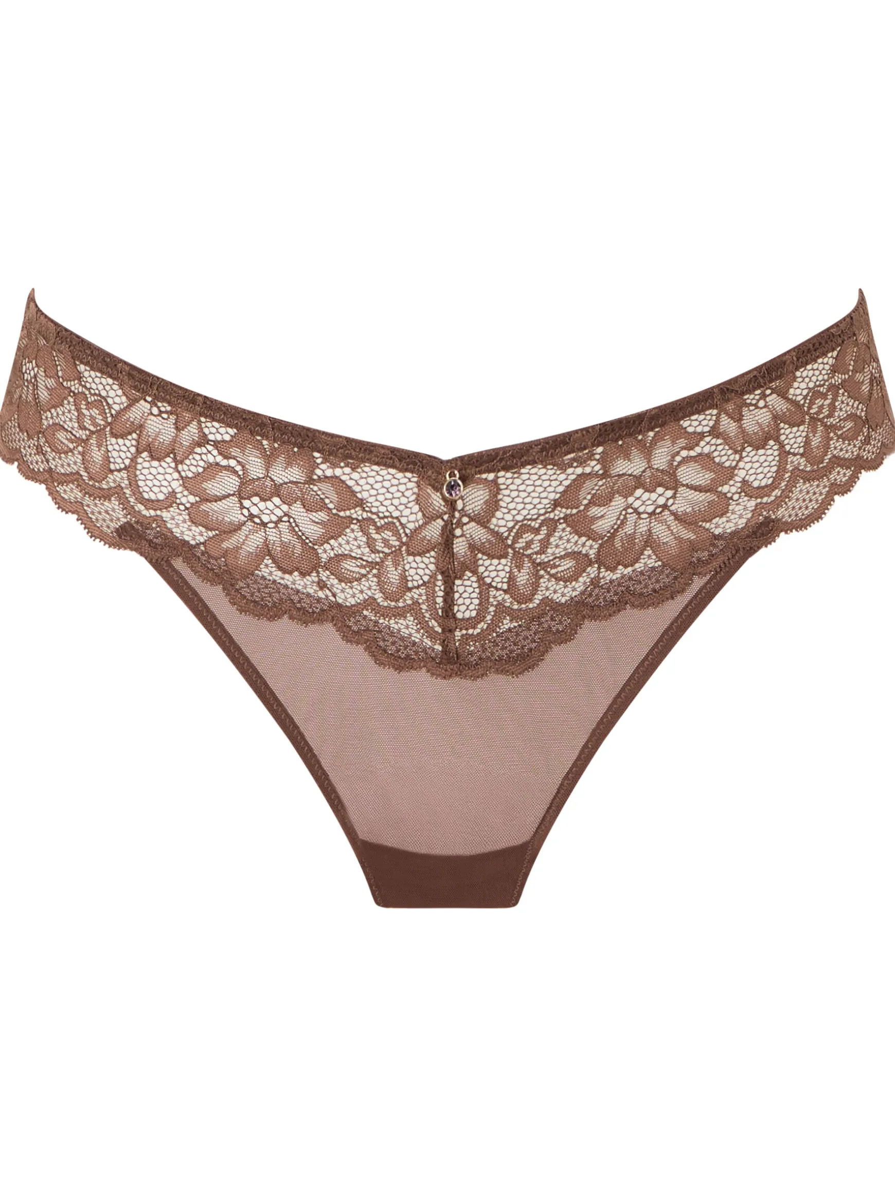 Sexy Lace Thong - Nude 04